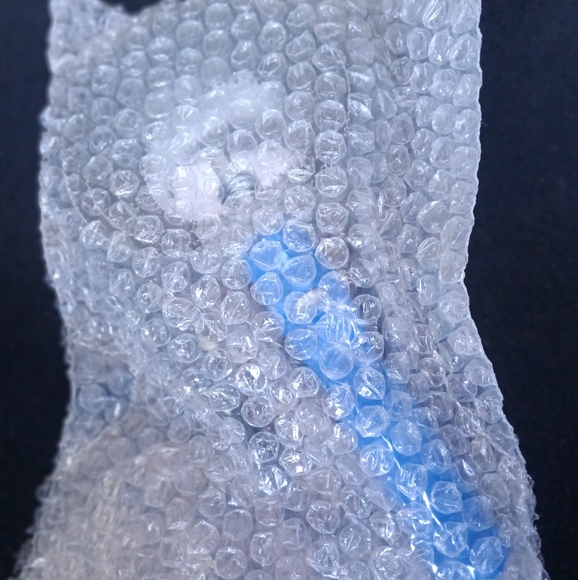 Stainless Curry Comb  Blue handle - Picture 1 of 2